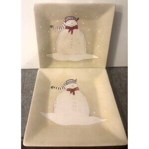 Oneida 10.25 X 10.25" Snowmates Dinner Plates  # 3318
